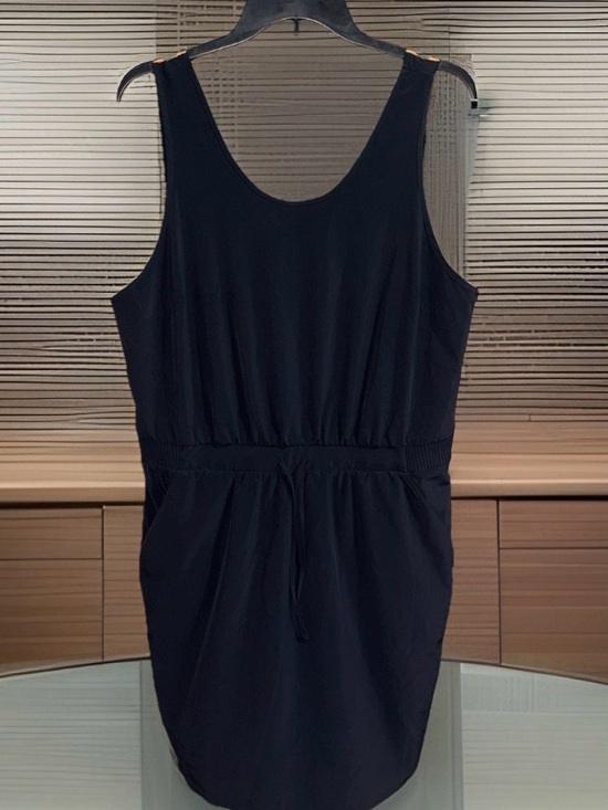 all in motion Dresses & Skirts - all in motion Black Sleeveless Drawstring Athletic Mini Dress-XL-EC